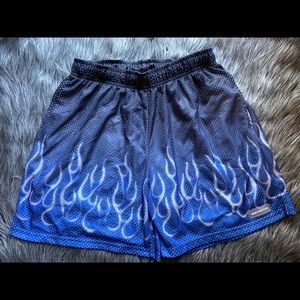Saint Woods Blue Flames Basketball shorts